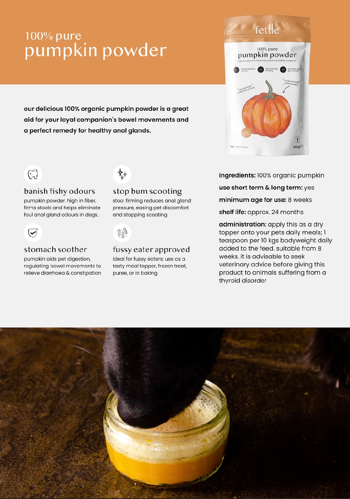 Pure Pumpkin Powder