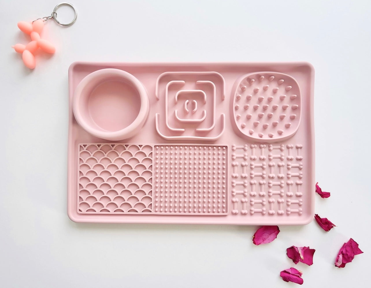 Pink Silicone Enrichment Mat